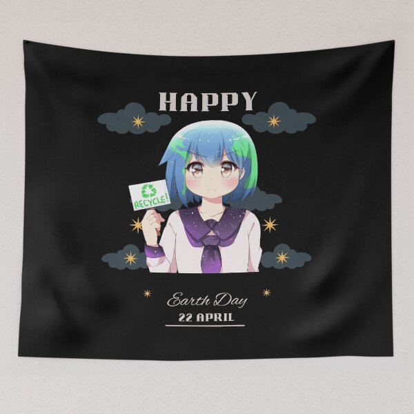 Item preview, Happy Earth Day  designed and sold by Theanimebubble.