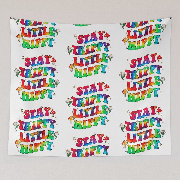 Item preview, Retro Stay Trippy Little Hippy designed and sold by karibenart.