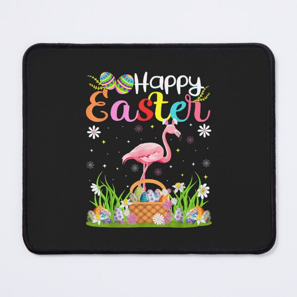 Item preview, Flamingo Bird Bunny Egg Hunting Funny Flamingo Happy Easter designed and sold by olgacadb.
