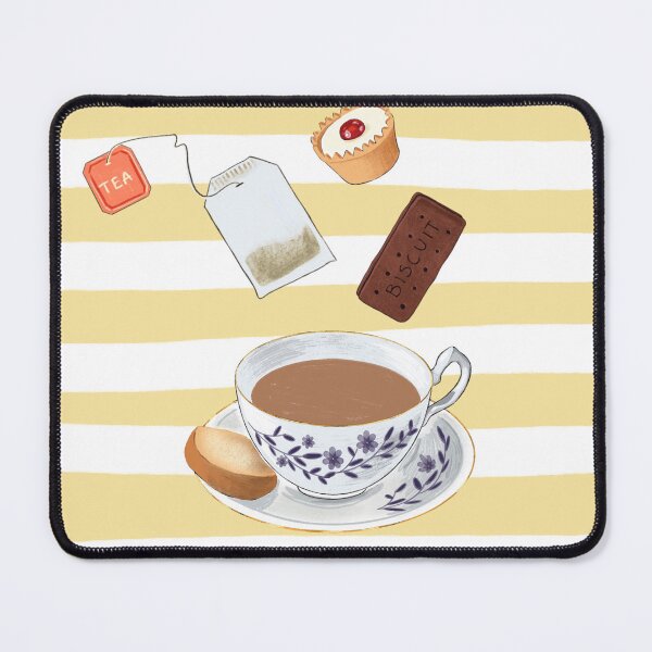 Item preview, Tea time with biscuits and tart digital art designed and sold by Bonheurem.