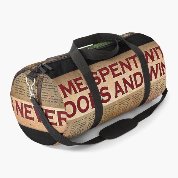 Item preview, Time Spent with books and wine is never wasted designed and sold by TeganCrafford.