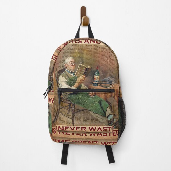 Item preview, Time Spent with books and wine is never wasted designed and sold by TeganCrafford.