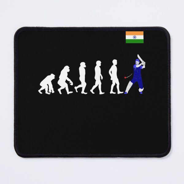 Item preview, Evolution Of Man Into Cricket Player With Indian Team Jersey Classic T-Shirt designed and sold by lewisnash6.