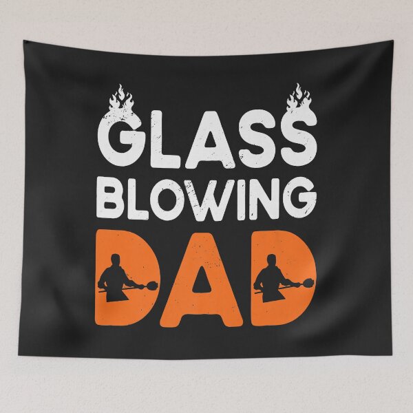 Item preview, Glassblowing Dad Glassblower Father Blowpipe Glass Blower Premium designed and sold by olgacadb.
