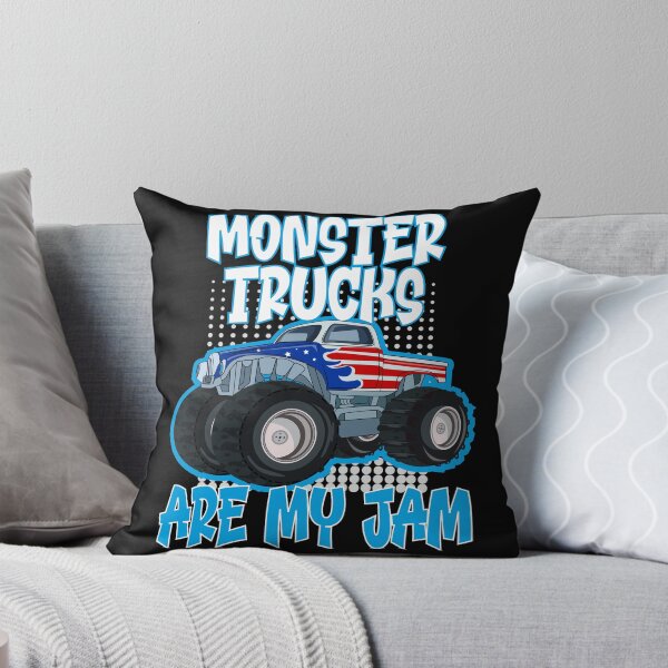 Item preview, Monster Trucks Are My Jam Funny Monster Trucks Usa Flag  designed and sold by Mr-Kawachi.