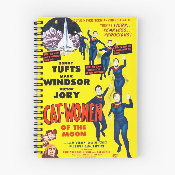 Item preview, Retro sci fi Cat women of the Moon designed and sold by HeyLemon.