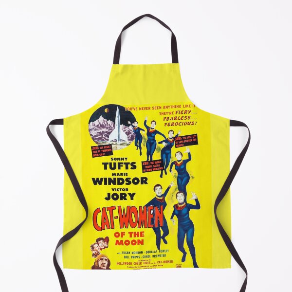 Item preview, Retro sci fi Cat women of the Moon designed and sold by HeyLemon.