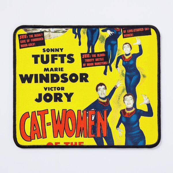 Item preview, Retro sci fi Cat women of the Moon designed and sold by HeyLemon.