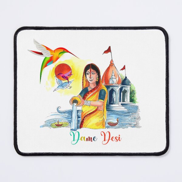 Item preview, Desi Lady indian girl designed and sold by lil wazabi.
