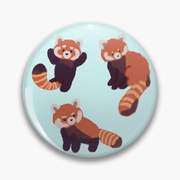 Item preview, Three cute red pandas designed and sold by Mayarart.