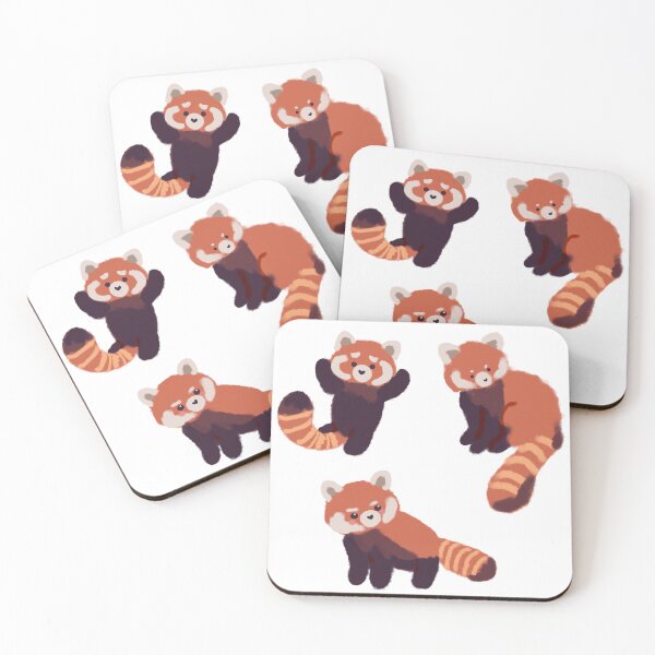 Item preview, Three cute red pandas designed and sold by Mayarart.