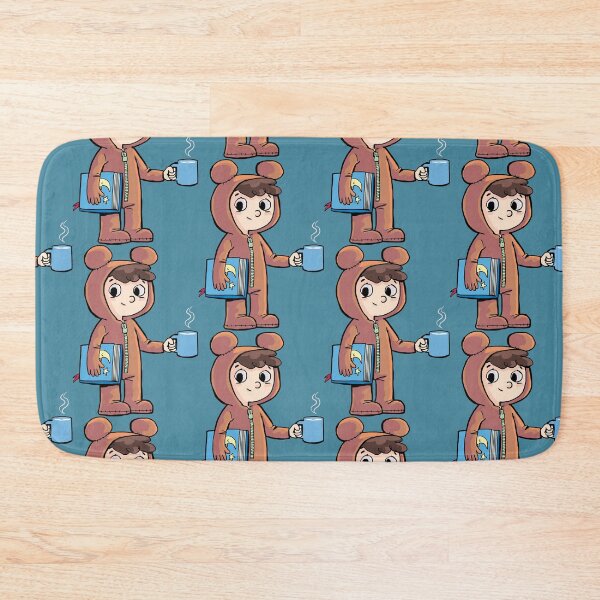 Item preview, boy prepares for bed with a cup of warm milk and a picture book designed and sold by duxpavlic.