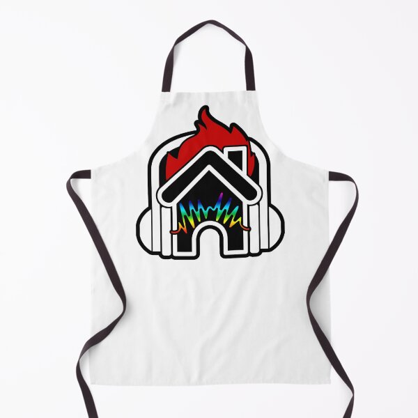 Item preview, DEEP HOUSE ON FIRE LOGO white - DJ - PRODUCER designed and sold by KoolDsignsMUSIC.