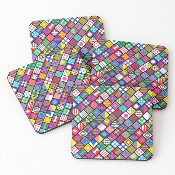Item preview, Horse racing colorful jockey squares designed and sold by sheridanqt.