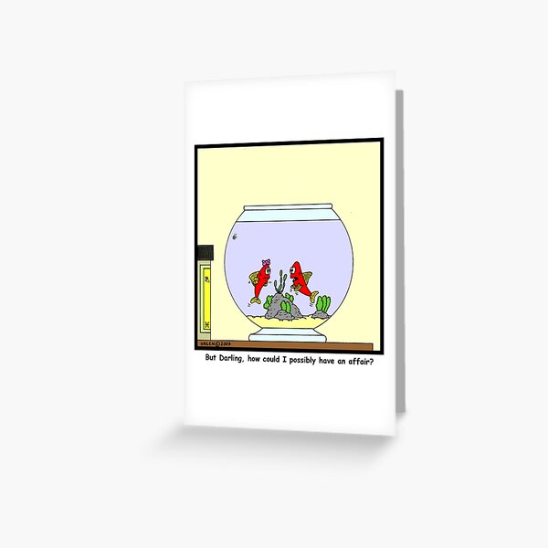 Goldfish Affair Greeting Card