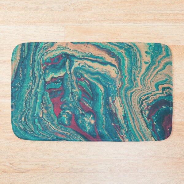 Item preview, Turquoise Geode Crystal Cut Fluid Art	 designed and sold by LusDigiArt.