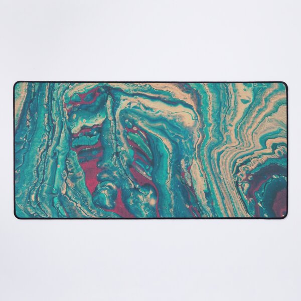 Item preview, Turquoise Geode Crystal Cut Fluid Art	 designed and sold by LusDigiArt.