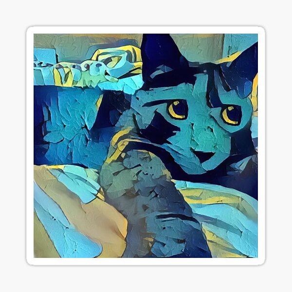 Blue Mew (Electric Catnip) Sticker