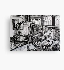 Still Life with Empty Ash Tray, 2012 Canvas Print