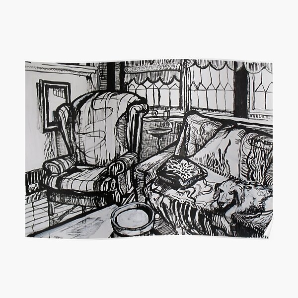 Still Life with Empty Ash Tray, 2012 Poster