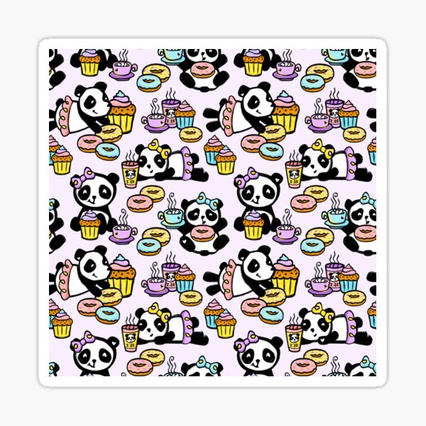 Cute Panda Sticker Sheet | Kawaii Pastel Aesthetic Sticker | Journal  Sticker Panda | Kawaii Panda Sticker Sheet | Bullet Journaling Sticker