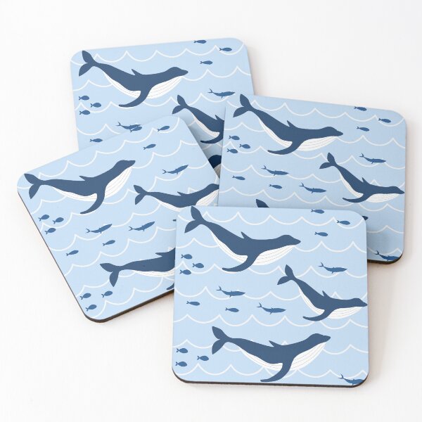 Item preview, ballenas en el mar designed and sold by aisyafar.