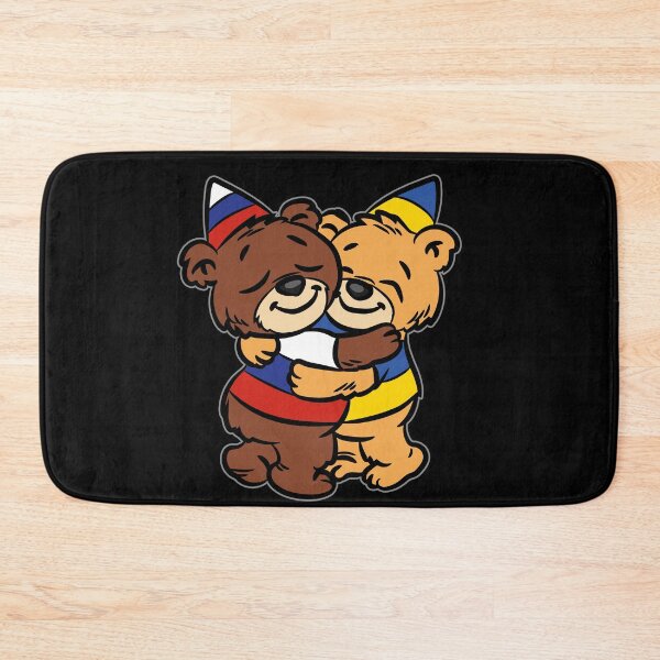 Item preview, Russian Ukrainian Friendship Hugging Teddy Bear designed and sold by Moonpie90.