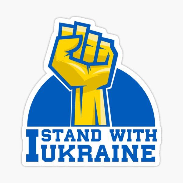 Item preview, I Stand With Ukraine designed and sold by ArtsyBits.