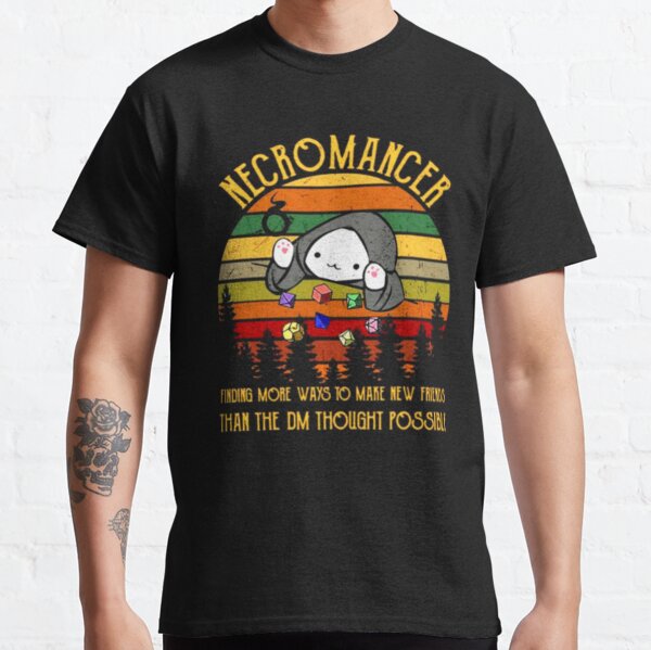 Item preview, Necromancer Finding More Ways To Make New Friends Than The DM Thought Possible Vintage designed and sold by peachlovey.
