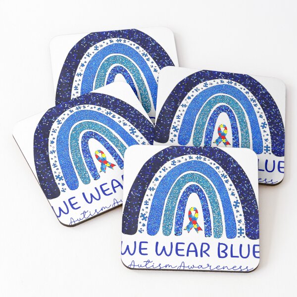 Item preview, Autism Rainbow In April We Wear Blue Autism Awareness Month designed and sold by JonathanJeffrey.