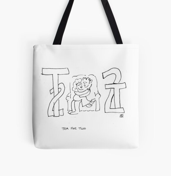 Item preview, Song Cartoon - Tea for Two designed and sold by fred rosenthal.
