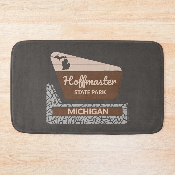 Item preview, Hoffmaster State Park Michigan Entrance Welcome Sign MI designed and sold by palmettodigital.