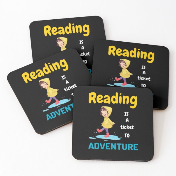Item preview, Reading is a ticket to adventure  designed and sold by CastorWorks.