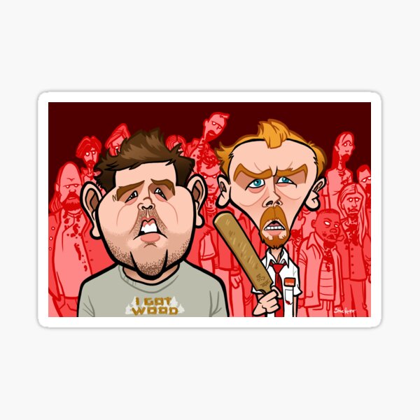 You've got red on you. Sticker