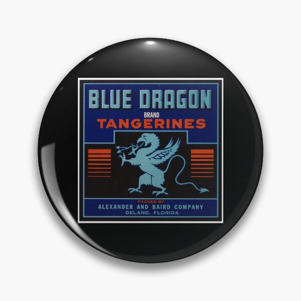Item preview, Blue Dragon Brand Tangerines Label (1930-1950) designed and sold by fivo.