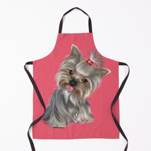 Item preview, black and tan yorkshire terrier digital painting designed and sold by RedShop24.