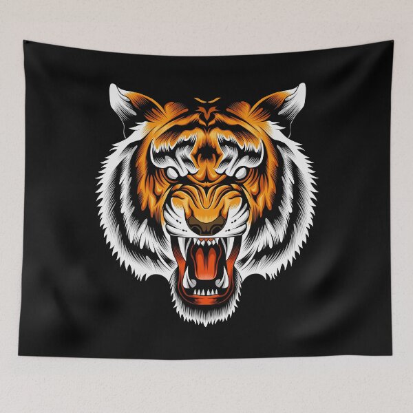 Item preview, Tiger Head Illustration designed and sold by Marciano Graphic.