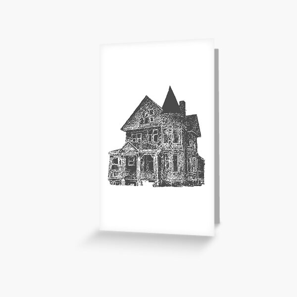 Item preview, Haunted Building designed and sold by rainbowcatnip.