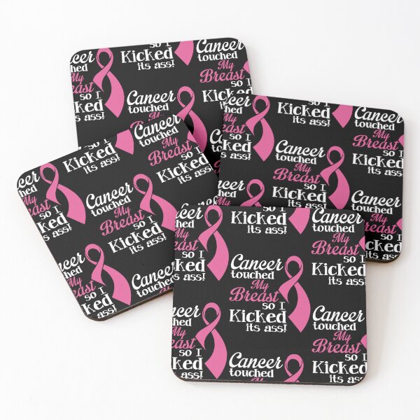 Item preview, Cancer Touched My Breast So I Kicked Its Ass designed and sold by LittleDuckk.