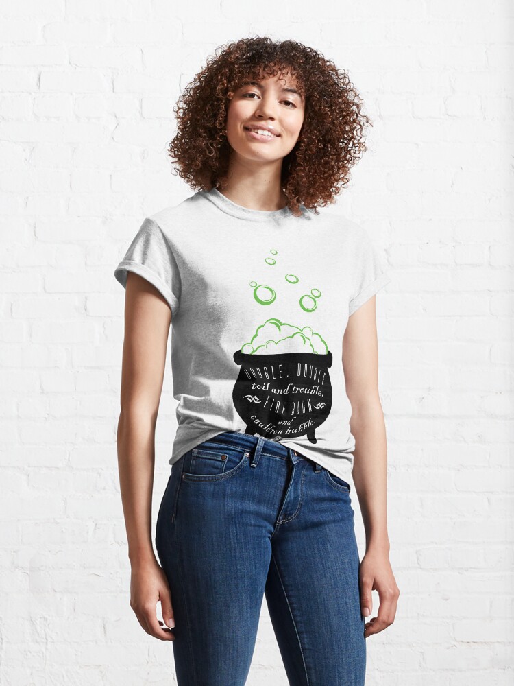 Alternate view of Double, Double Toil & Trouble Classic T-Shirt