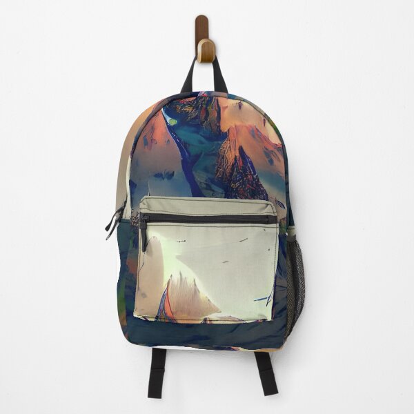 Item preview, AI Generated Art, Fantasy Mountains Ink Drawing designed and sold by ACC .