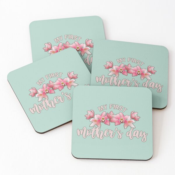 Item preview, My First Mother's Day, Cute Orchids Design For New Moms, Perfect For Mother's Day On Year 2022 designed and sold by TrulyEpoque.