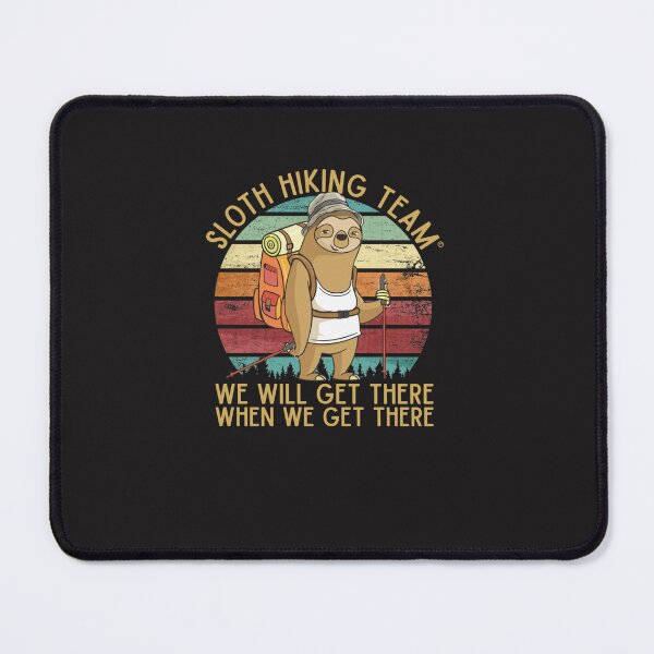 Item preview, Sloth Hiking Team - We will get there, when we get there, Funny Vintage Classic T-Shirt designed and sold by BrigittaLendvai.