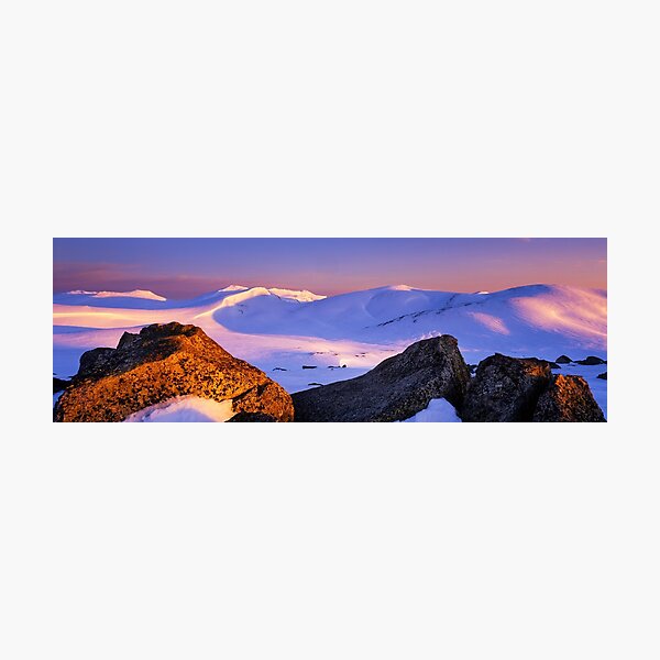 Main Range Dawn Photographic Print