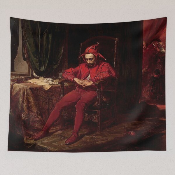 Item preview, Sad Clown (Stańczyk) by Jan Matejko designed and sold by AestheticsXarts.
