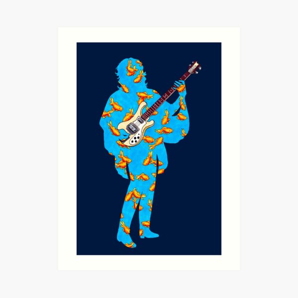 Chris Squire in Goldfish Art Print
