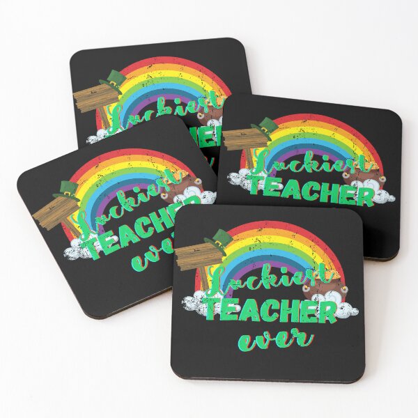 Item preview, Luckiest Teacher Ever St Patricks Day T-Shirt School Gift T-Shirt designed and sold by yococo.