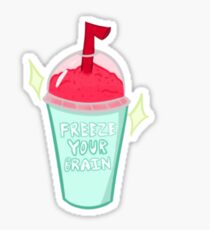 Freeze Your Brain Sticker