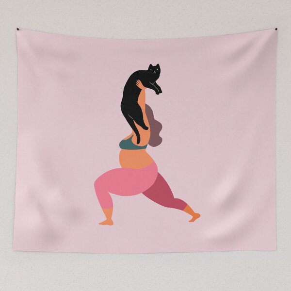 Item preview, Yoga With Cat 05 designed and sold by bignosework.