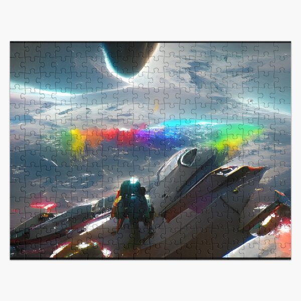 Item preview, AI Generated Art, Space Rainbow  designed and sold by Anna Chidiac.